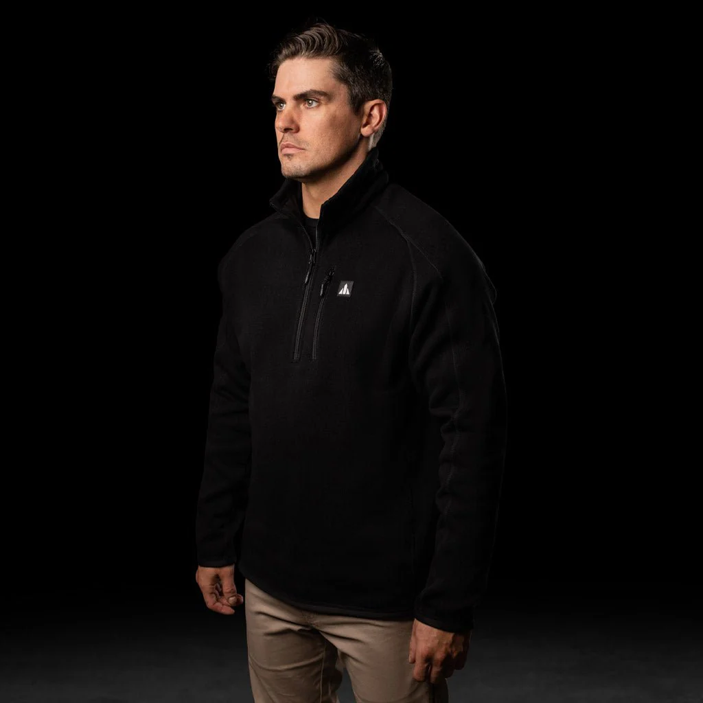 BAD PERFECT™ 1/4 ZIP SWEATER - Image 2