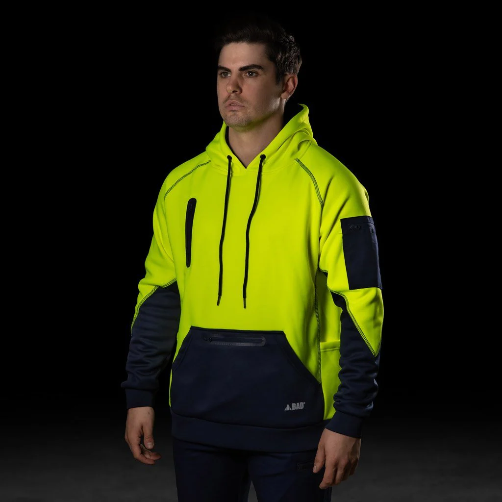BAD WATERPROOF RAIN-DEFEND™ HI-VIS FLEECE HOODIE - Image 8