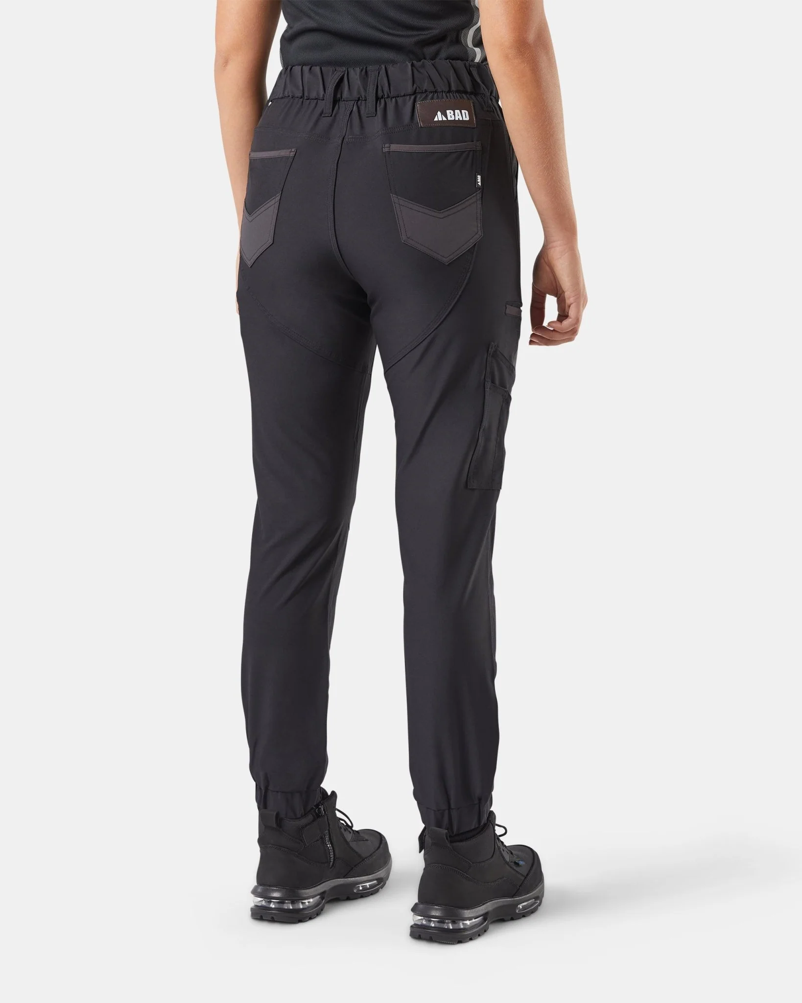BAD WOMENS NEXT™ WATERPROOF ELASTIC WAIST CUFFED WORK PANTS - Image 2