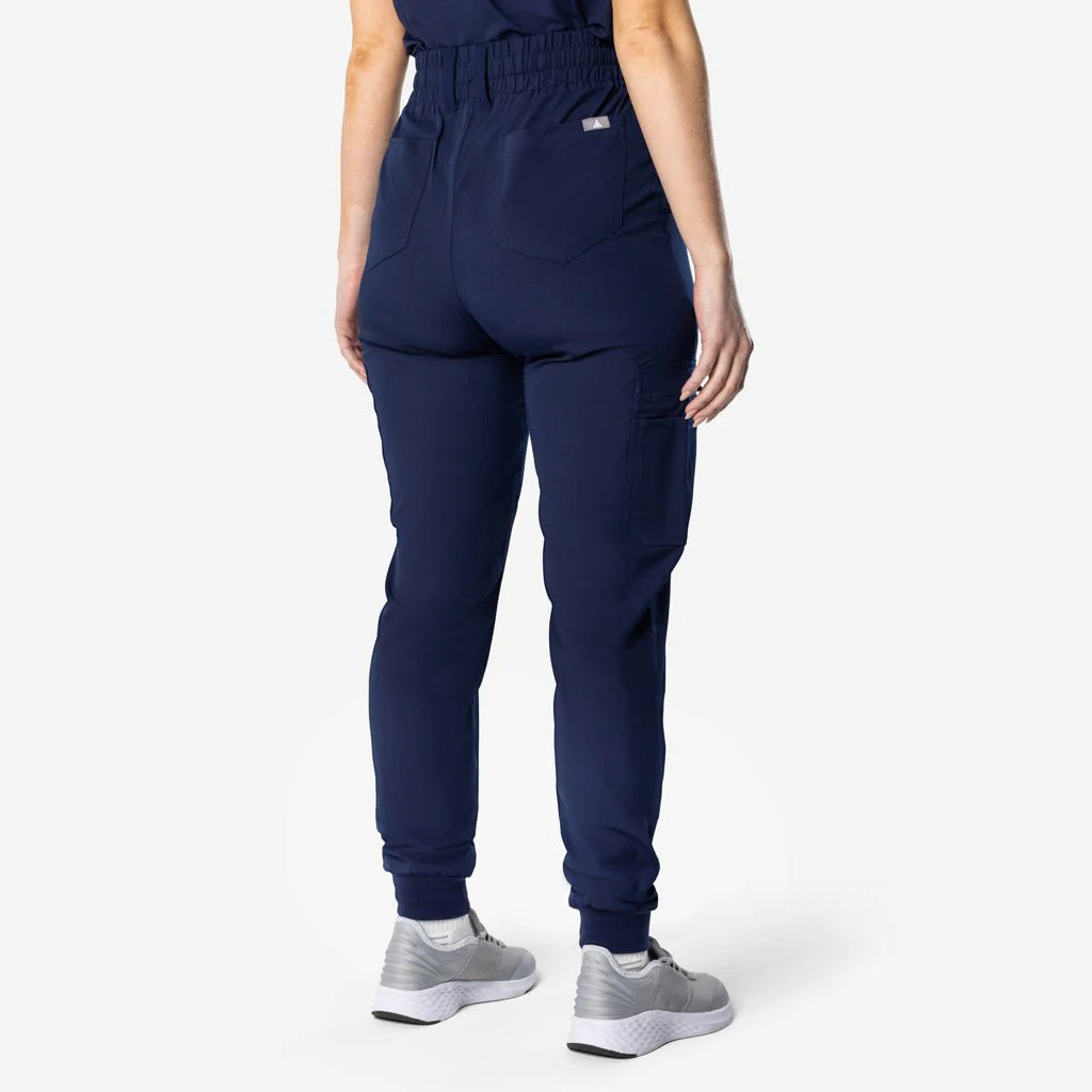 BAD WOMENS REVOLUTIONARY™ SLIM FIT JOGGER SCRUB PANTS - Image 2