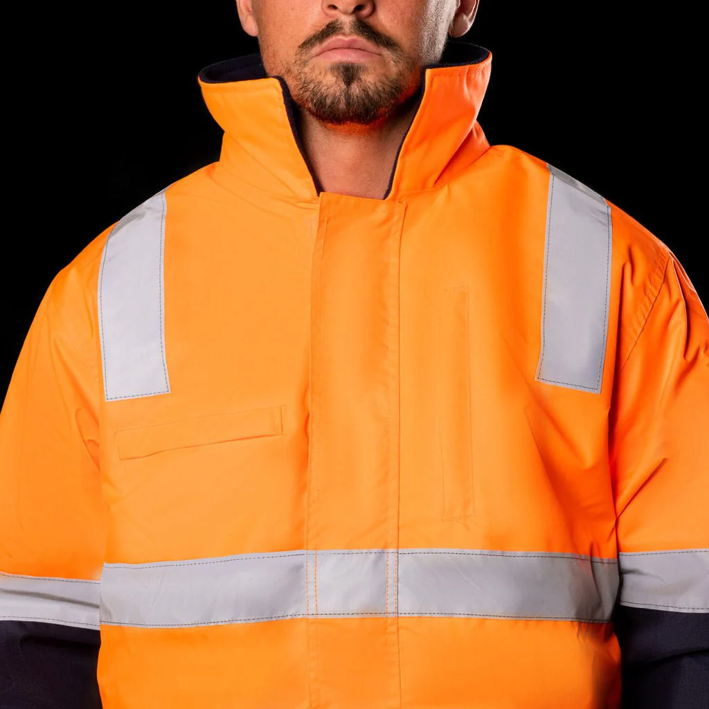 WATERPROOF HI-VIS PARKA JACKET WITH 3M TAPE - Image 10