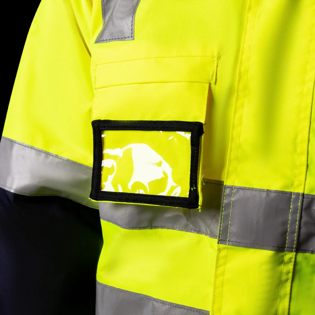 WATERPROOF HI-VIS PARKA JACKET WITH 3M TAPE - Image 4