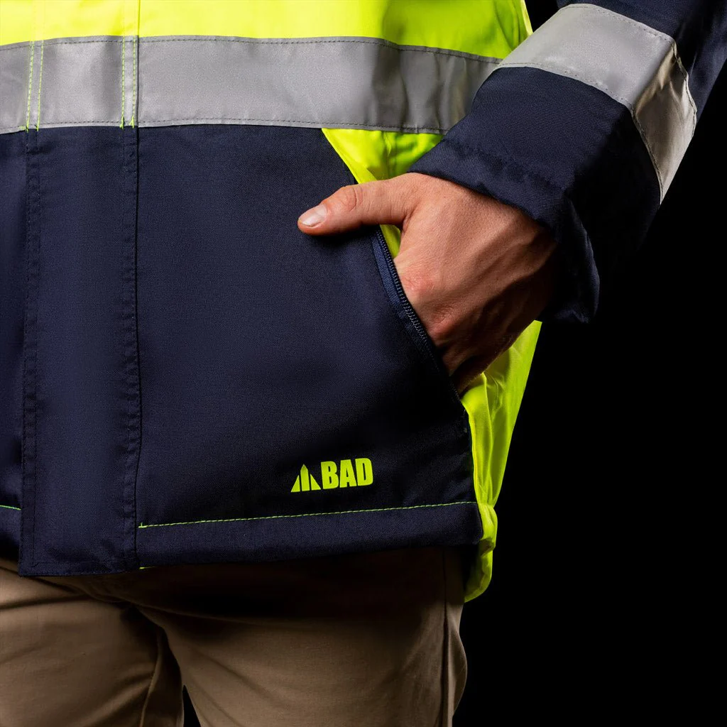 WATERPROOF HI-VIS PARKA JACKET WITH 3M TAPE - Image 6