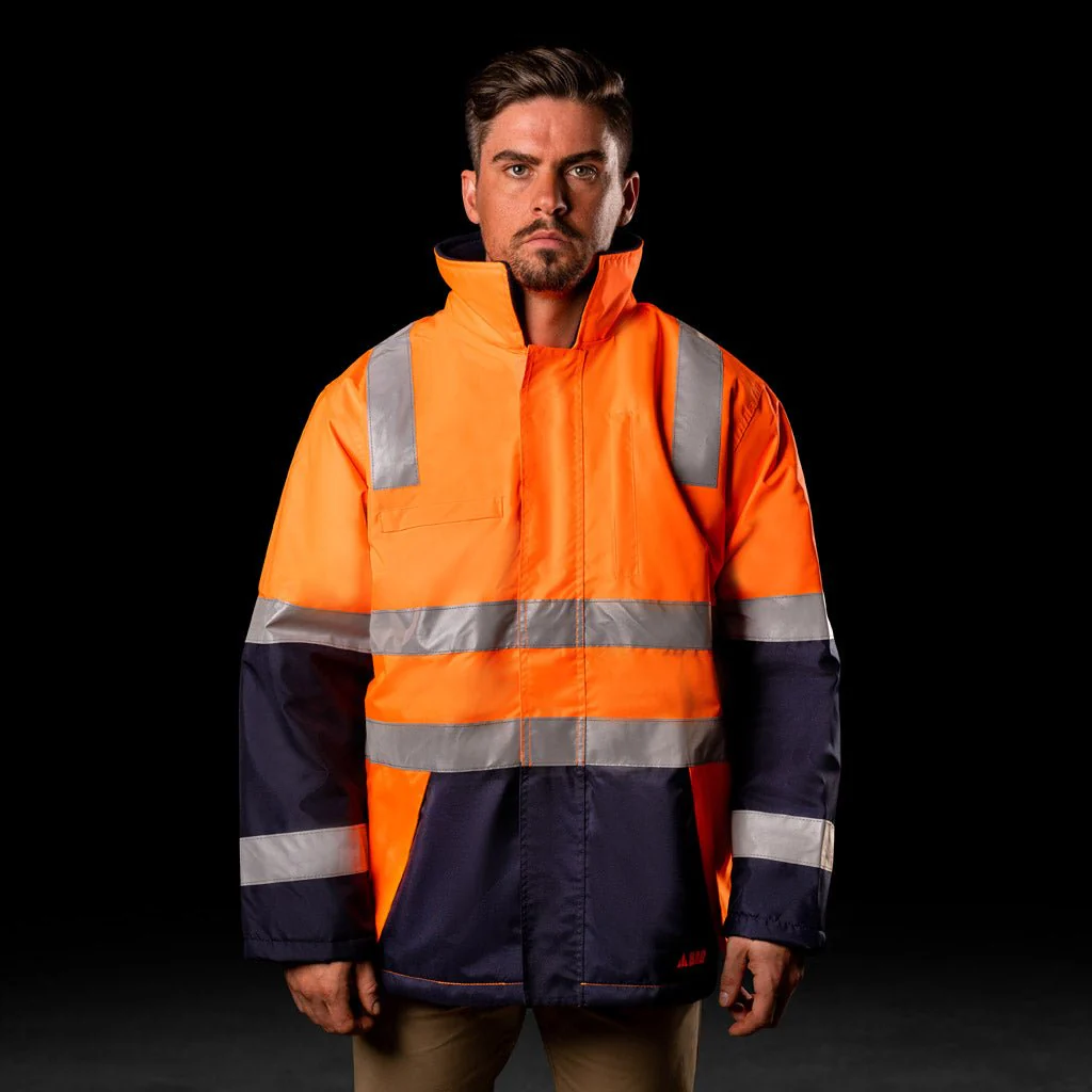 WATERPROOF HI-VIS PARKA JACKET WITH 3M TAPE - Image 8