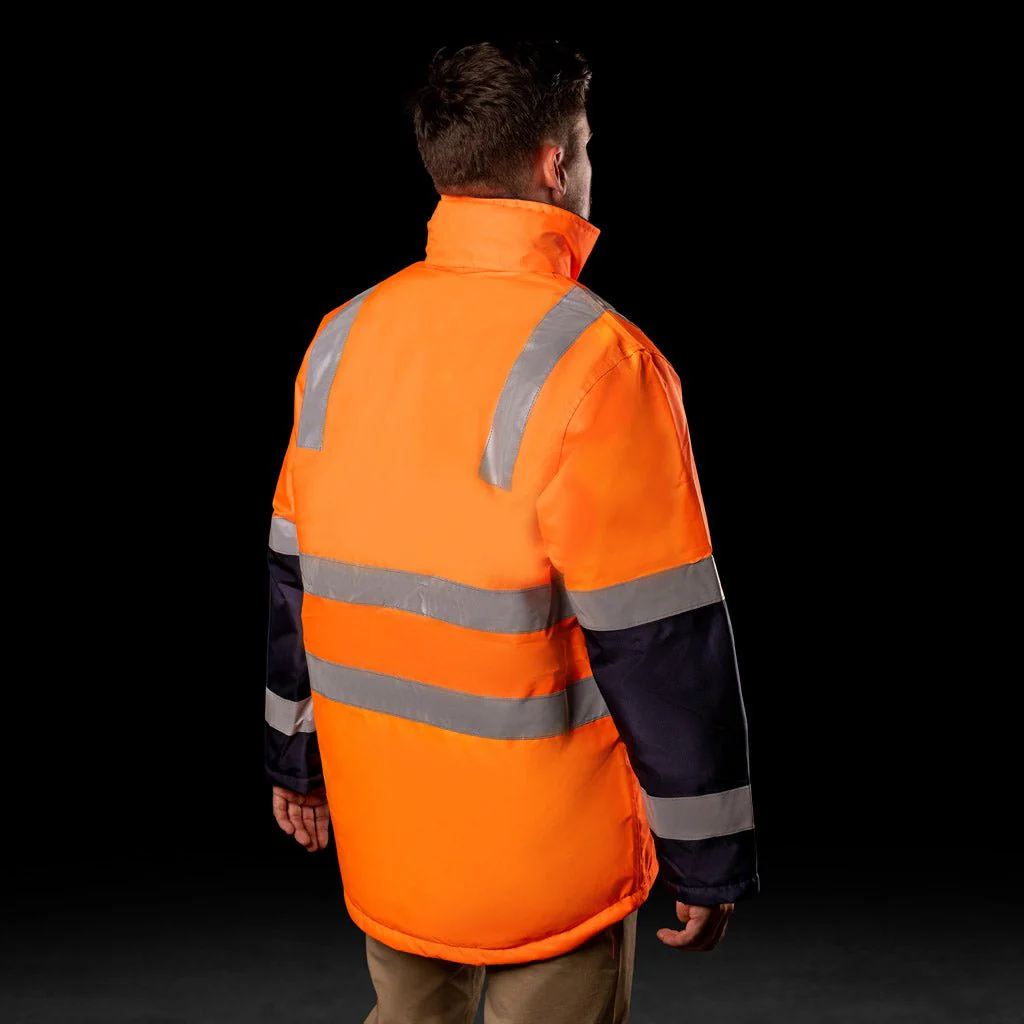 WATERPROOF HI-VIS PARKA JACKET WITH 3M TAPE - Image 9